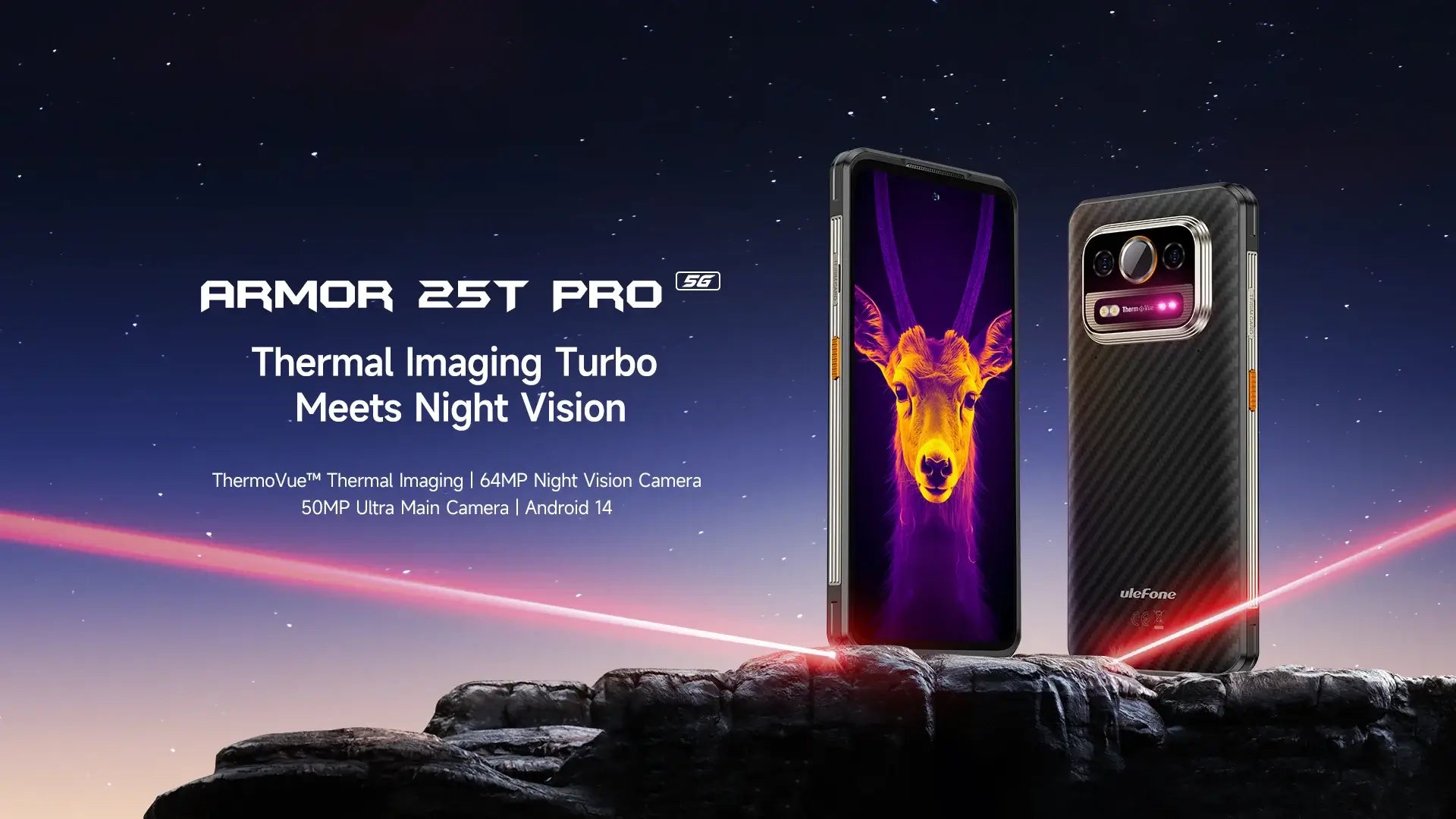 Ulefone Armor 25T Pro 5G Thermal Rugged Smartphone